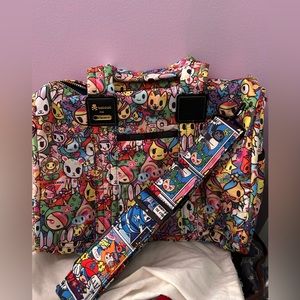 Tokidoki x LeSportsac Novoletta Tote Tulipets Purse Bag Duffle